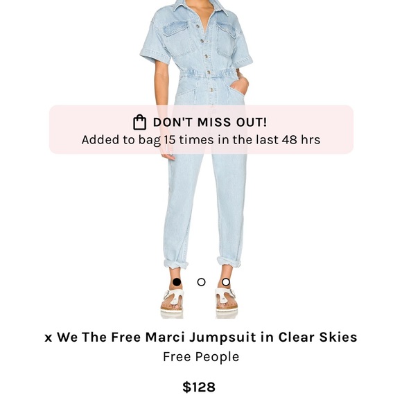 Free People Pants - Free People denim jumpsuit